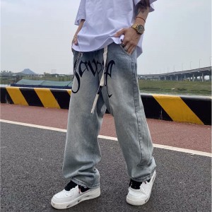 [ORDER+ẢNH THẬT] Quần bò jeans ống rộng in chữ Savage form rộng oversize Ulzzang hiphop siêu chất ❤️