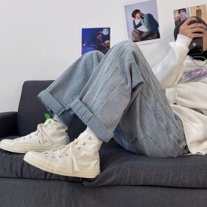 [ORDER-CÓ BIG SIZE] Quần bò jeans ống rộng màu xanh nhạt retro oversize Ulzzang basic cách điệu siêu chất ❤️