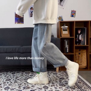 [ORDER-CÓ BIG SIZE] Quần bò jeans ống rộng màu xanh nhạt retro oversize Ulzzang basic cách điệu siêu chất ❤️