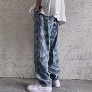 [ORDER-CÓ BIG SIZE] Quần bò jeans ống rộng thiết kế màu mosaic trendy Ulzzang oversize siêu chất ❤️