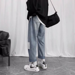 [ORDER+ẢNH THẬT] Quần bò jeans ống rộng đắp vải phối màu cách điệu Ulzzang streetstyle siêu chất ❤️