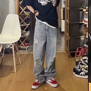 [ORDER+ẢNH THẬT] Quần bò jeans ống rộng rách gối tua rua màu vintage bụi bặm Ulzzang hiphop siêu chất ❤️