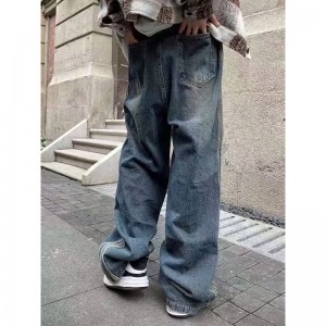 [ORDER+ẢNH THẬT] Quần bò jeans ống rộng 3 sọc viền sườn ombre Ulzzang oversize hiphop siêu chất ❤️