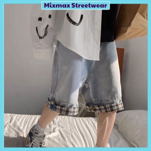 [ORDER-CÓ BIG SIZE] Quần short đùi jeans ống rộng sắn gấu Ulzzang siêu chất ❤️