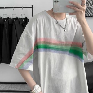 [ORDER-CÓ BIG SIZE] Áo tee / áo thun T-shirt ngắn tay cầu vồng form rộng oversize Ulzzang siêu chất ❤️