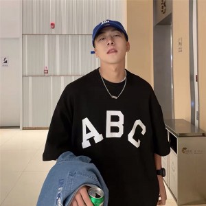 [ORDER] Áo thun tee in chữ ABC oversize dáng rộng tay lỡ Ulzzang unisex hiphop siêu chất ❤️