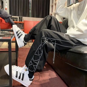 [ORDER] Quần jogger đan dây hông dáng rộng oversize Ulzzang hiphop siêu chất ❤️