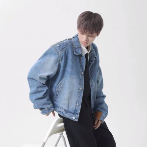 [ORDER+ẢNH THẬT] Áo khoác bò denim túi lưng form rộng dáng croptop ngắn ombre cách điệu Ulzzang hiphop siêu chất ❤️