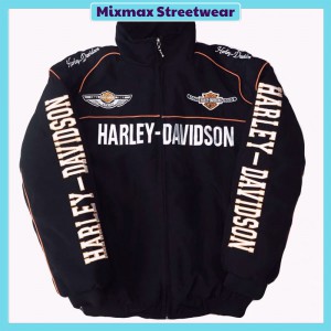 [ORDER+ẢNH THẬT] Áo khoác gió bomber varsity đua xe F1 thêu chữ Harley Davidson cản gió unisex siêu đẹp ❤️