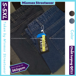 [SẴN+ẢNH THẬT-BIG SIZE] Quần short bò jeans ống rộng oversize dáng lửng qua gối 360gsm Dirtywash màu retro hiphop unisex